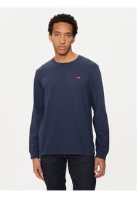 Levi's® Longsleeve Original Logo Tee 72848-0001 Granatowy Regular Fit. Kolor: niebieski. Materiał: bawełna. Długość rękawa: długi rękaw #1