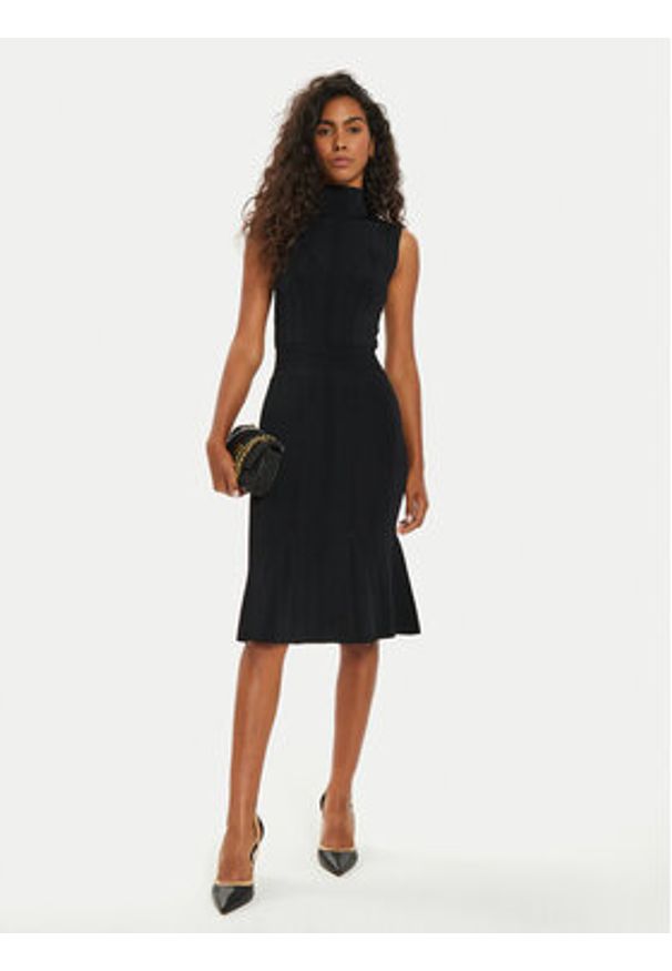Marciano Guess Sukienka koktajlowa 4BGK30 5036Z Czarny Regular Fit. Kolor: czarny. Materiał: wiskoza. Styl: wizytowy