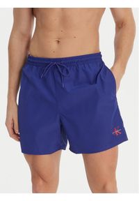 Calvin Klein Swimwear Szorty kąpielowe LV00N61045 Fioletowy. Kolor: fioletowy. Materiał: syntetyk #1