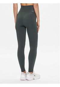 Calvin Klein Performance Legginsy 00GWS3L607 Zielony Slim Fit. Kolor: zielony. Materiał: syntetyk