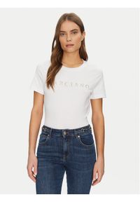 Marciano Guess T-Shirt 5GGI00 6008A Biały Slim Fit. Kolor: biały. Materiał: bawełna #1