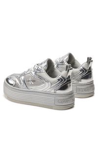Calvin Klein Jeans Sneakersy Bold Platf Low Mix Ml Mr YW0YW01510 Srebrny. Kolor: srebrny. Materiał: materiał, mesh #4