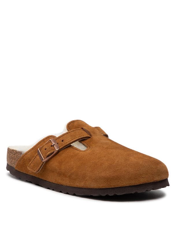 Klapki Birkenstock. Kolor: brązowy