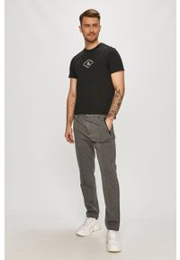 Calvin Klein - Spodnie. Okazja: na co dzień. Kolor: szary. Styl: casual #3