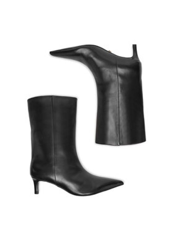 Gino Rossi Botki EO-TANYA-121972 Czarny. Kolor: czarny. Materiał: skóra