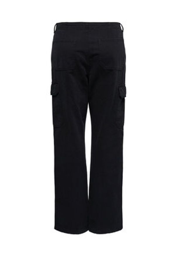 only - ONLY Spodnie materiałowe 15300976 Czarny Loose Fit. Kolor: czarny. Materiał: bawełna