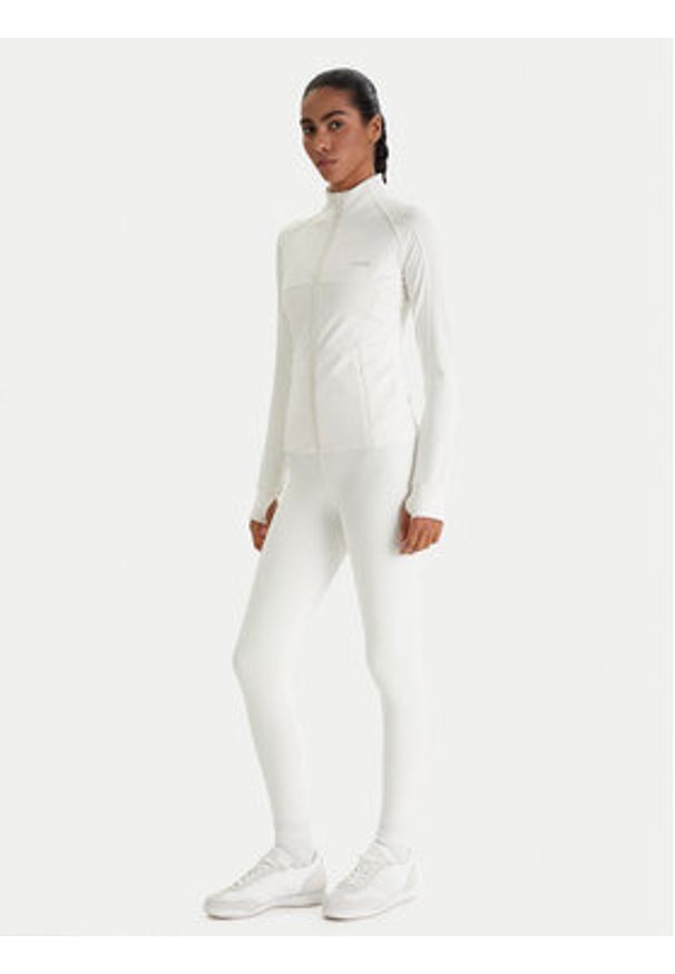 Guess Bluza V6RP15 KD952 Écru Slim Fit. Kolor: kremowy. Materiał: syntetyk