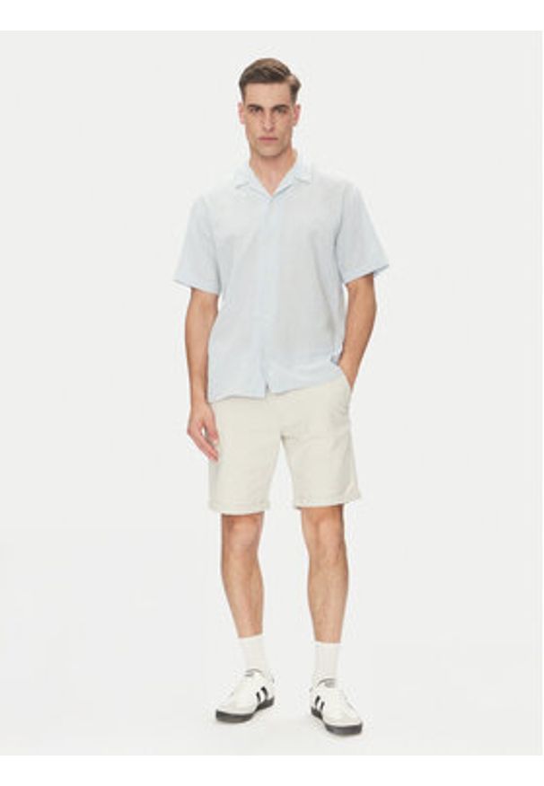 Jack & Jones Koszula Luke 12277185 Niebieski Relaxed Fit. Kolor: niebieski. Materiał: bawełna