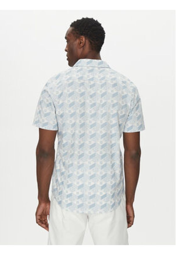 Hugo - HUGO Koszula Ellino 50539705 Błękitny Regular Fit. Kolor: niebieski. Materiał: bawełna