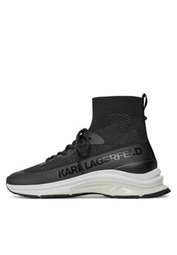 Karl Lagerfeld - KARL LAGERFELD Sneakersy KL53141 Czarny. Kolor: czarny. Materiał: materiał