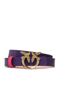 Pasek Damski Pinko. Kolor: pomarańczowy. Materiał: skóra #1