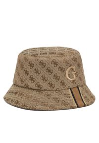 Guess Kapelusz Bucket AM9496 POL01 Brązowy. Kolor: brązowy. Materiał: materiał, poliester