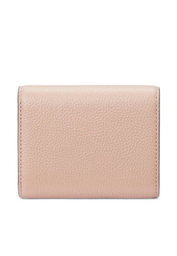Lauren Ralph Lauren - LAUREN RALPH LAUREN Mały Portfel Damski Cameryn 432966782004 Różowy. Kolor: różowy. Materiał: skóra