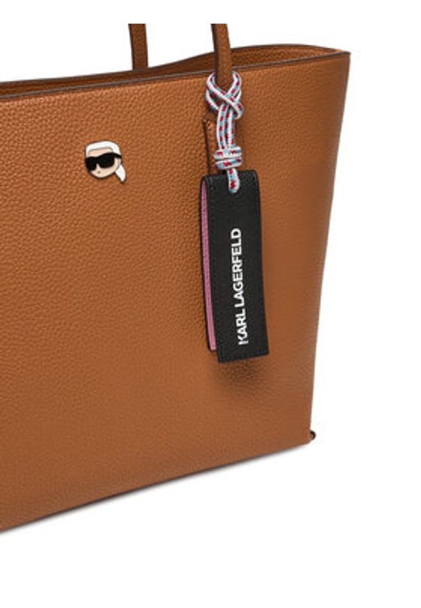 Karl Lagerfeld - KARL LAGERFELD Torebka A4W30002 Brązowy. Kolor: brązowy. Materiał: skórzane
