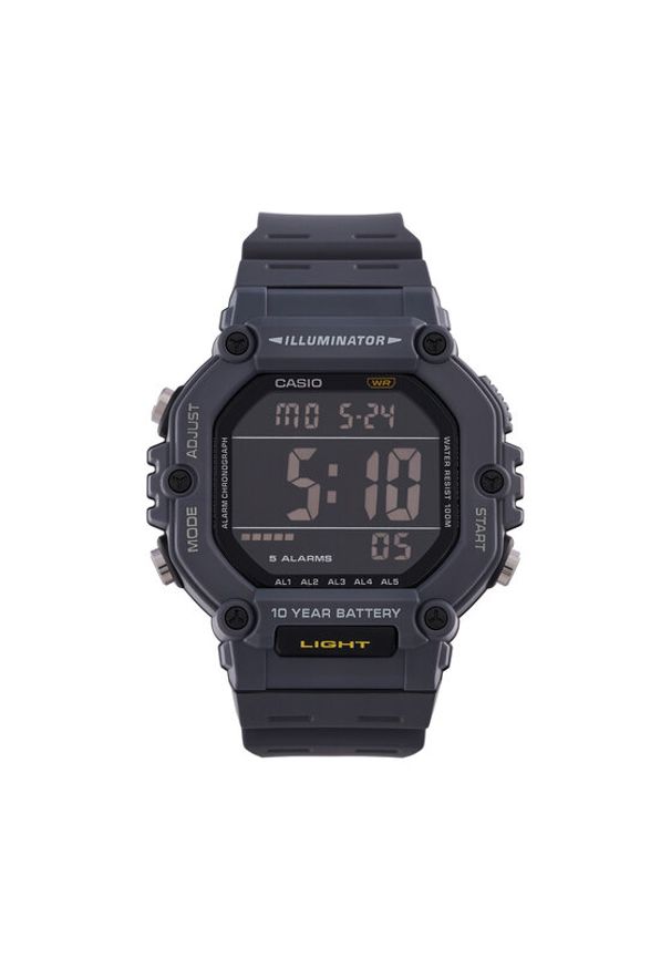 Casio Zegarek AE-1600H-8BVEF Czarny. Kolor: czarny
