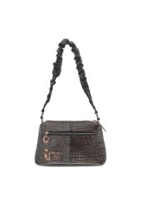 Brązowa Torebka Anekke Modna Listonoszka Damska. Kolor: brązowy. Wzór: aplikacja, nadruk. Materiał: zdobione. Styl: casual, elegancki #2