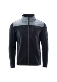 Hi-tec - Męska Bluza Polarowa Huasco II. Kolor: czarny, szary, wielokolorowy. Materiał: polar. Sezon: zima. Sport: turystyka piesza