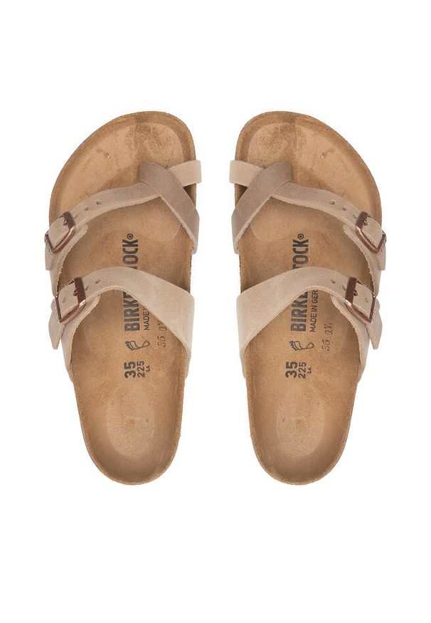 Japonki Birkenstock. Kolor: beżowy