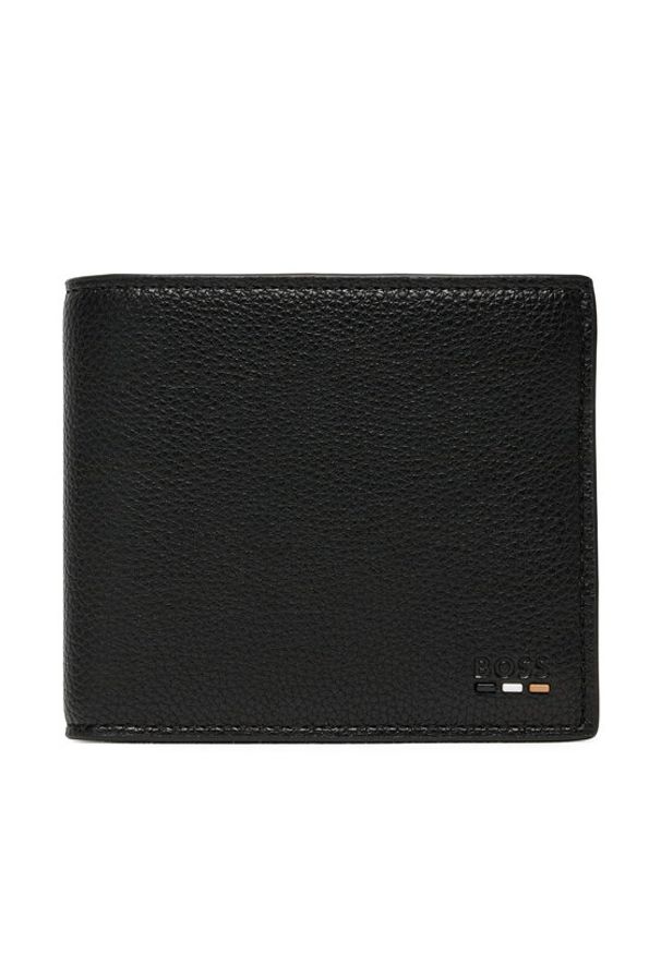 BOSS Duży Portfel Męski 50536479 Czarny. Kolor: czarny. Materiał: skóra