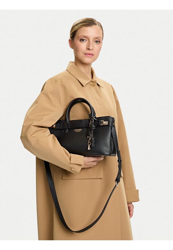 Guess Torebka Gregoria HWBG85 46060 Czarny. Kolor: czarny. Materiał: skórzane