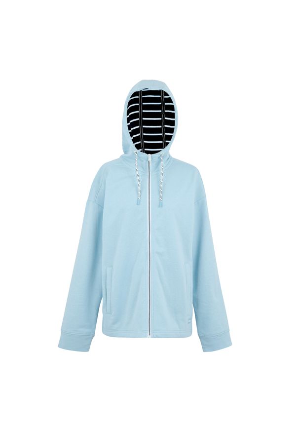 Regatta - Bluza Rozpinana Damska Bayletta II. Kolor: szary, niebieski, wielokolorowy. Styl: sportowy. Sport: turystyka piesza