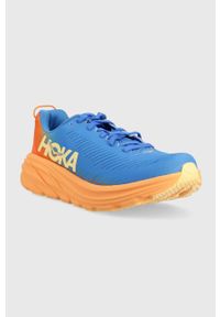 HOKA - Hoka buty RINCON 3 1119395 kolor niebieski 1119395-BOFT. Nosek buta: okrągły. Zapięcie: sznurówki. Kolor: niebieski. Wzór: geometria. Sport: bieganie #2