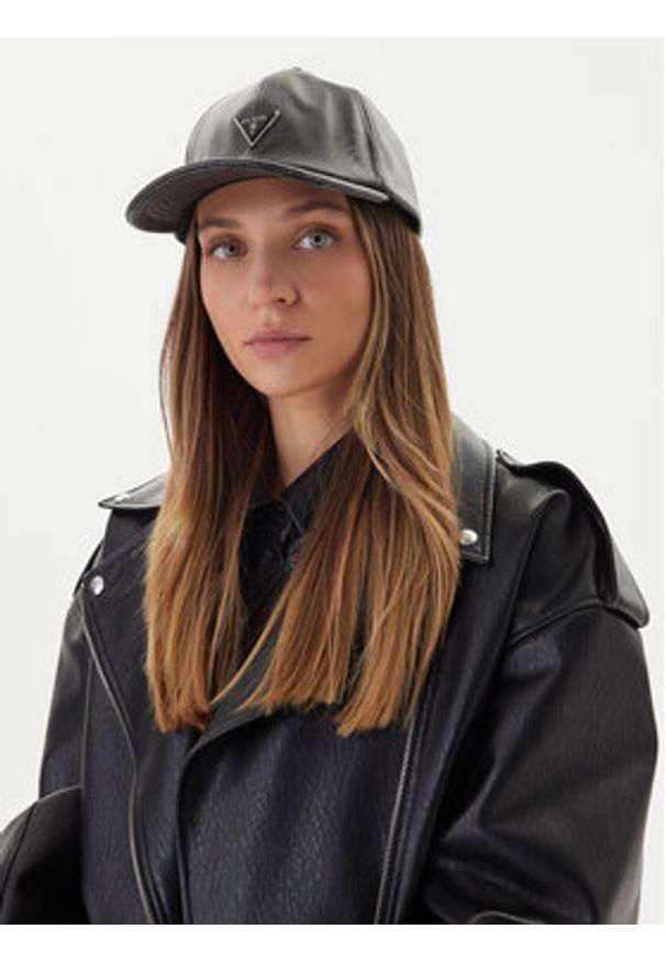 Guess Czapka z daszkiem AM9546 POL01 Szary. Kolor: szary. Materiał: poliester