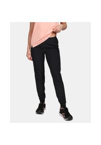 Kilpi Heyes-W damskie spodnie do biegania, czarne, rozmiar 46. Kolor: czarny. Materiał: dresówka #1