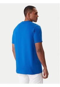 Karl Lagerfeld - KARL LAGERFELD T-Shirt 755780 561235 Niebieski Regular Fit. Typ kołnierza: dekolt w karo. Kolor: niebieski. Materiał: bawełna #3