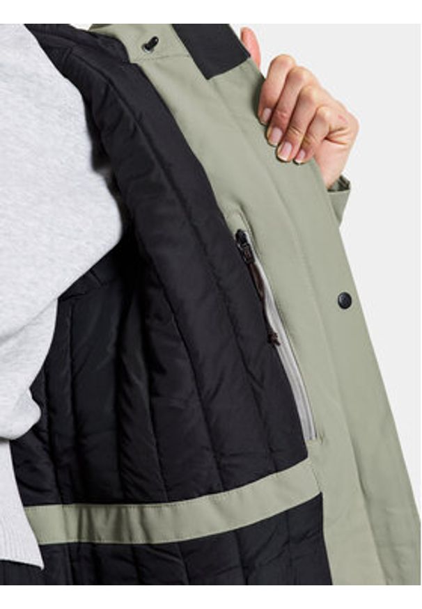 Didriksons Parka Ella Wns Parka 2 504835 Zielony Regular Fit. Kolor: zielony. Materiał: syntetyk