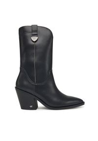 Pepe Jeans Kowbojki Gina Western W PLS500017 Czarny. Kolor: czarny. Materiał: skóra
