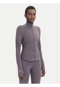 Adidas by Stella McCartney - adidas by Stella McCartney Koszulka techniczna Training Midlayer JW4553 Szary Slim Fit. Kolor: szary. Materiał: syntetyk