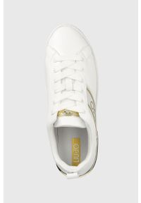 Liu Jo sneakersy SILVIA kolor biały BA3031EX01401111. Nosek buta: okrągły. Zapięcie: sznurówki. Kolor: biały. Materiał: guma. Obcas: na platformie #3
