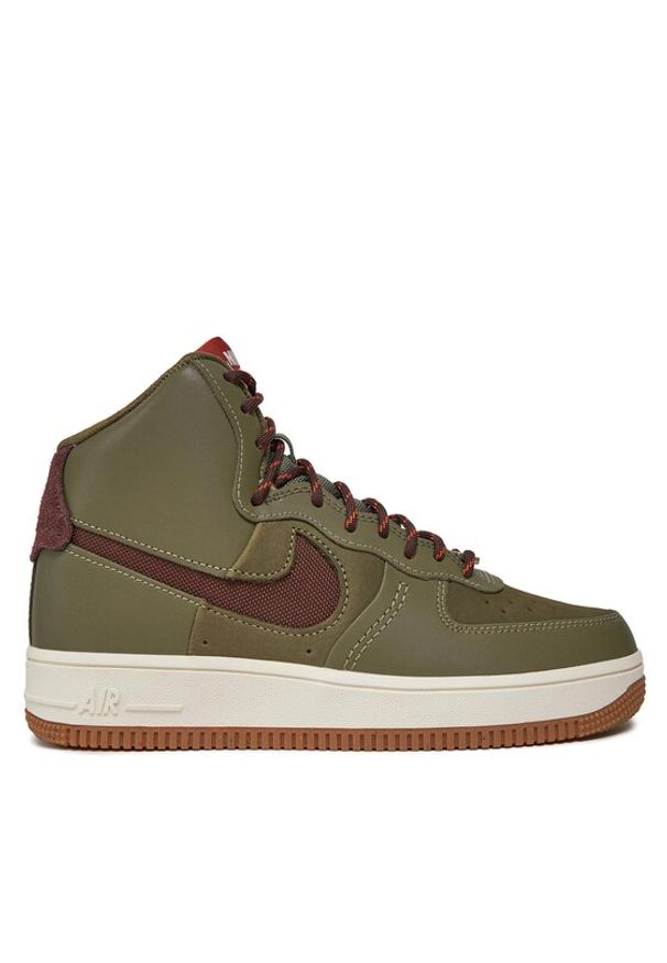 Nike Sneakersy Af1 Sculpt Wild FB7960 200 Khaki. Kolor: brązowy. Materiał: materiał