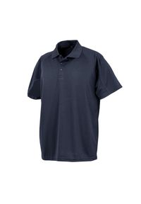 SPIRO - Koszulka Polo Dla Dorosłych Unisex Performance AirCool. Typ kołnierza: polo. Kolor: niebieski