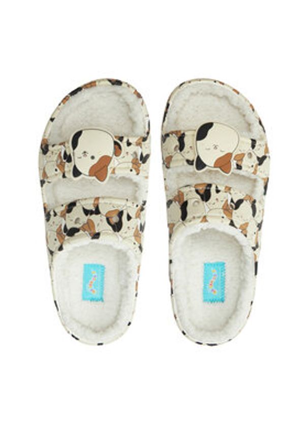 Crocs Klapki Squishmallows Cam Cozzy Sandal 210217 Beżowy. Kolor: beżowy