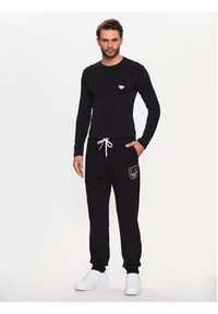 Emporio Armani Underwear Spodnie dresowe 111690 3R573 00020 Czarny Regular Fit. Kolor: czarny. Materiał: bawełna, dresówka #2