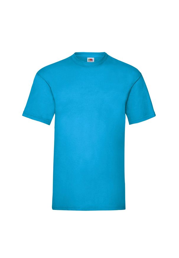 FRUIT OF THE LOOM - Koszulka Unisex Dla Dorosłych Valueweight. Kolor: niebieski. Sport: turystyka piesza