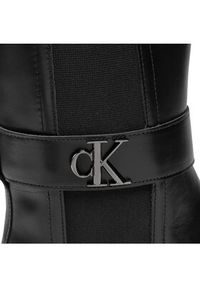 Calvin Klein Botki Chunky Combat Chelsea Mg YW0YW01495 Czarny. Kolor: czarny. Materiał: skóra #4