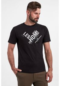 Les Hommes - T-shirt LES HOMMES. Długość rękawa: krótki rękaw. Długość: krótkie. Wzór: nadruk #2