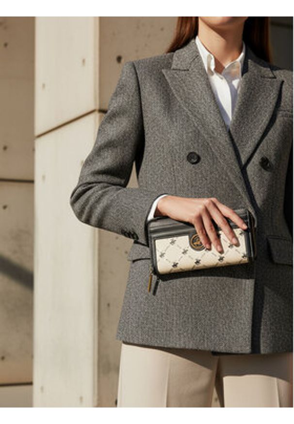 Beverly Hills Polo Club Portfel CEO-BHPC-W1-001-AW25 Écru. Materiał: materiał, syntetyk