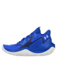 Buty do chodzenia dla dzieci Under Armour Gs Jet 23. Zapięcie: sznurówki. Kolor: niebieski. Materiał: syntetyk, tkanina, materiał. Szerokość cholewki: normalna. Sport: turystyka piesza