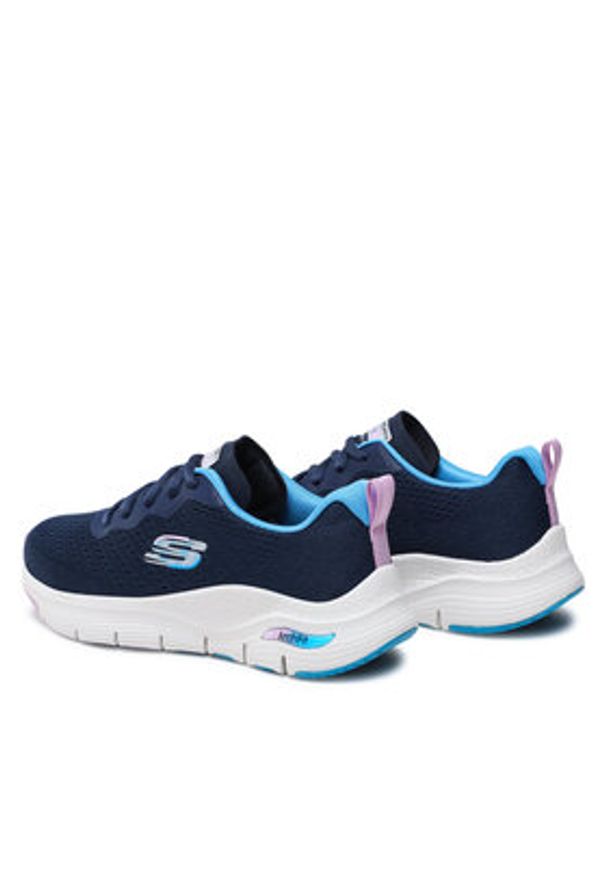 skechers - Skechers Sneakersy Infinity Cool 149722/NVMT Granatowy. Kolor: niebieski. Materiał: materiał