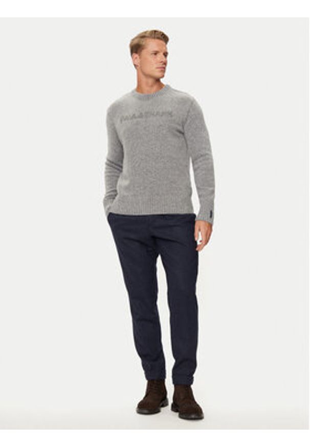 PAUL & SHARK - Paul&Shark Sweter 14311047 Szary Regular Fit. Kolor: szary. Materiał: wełna