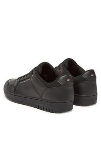 TOMMY HILFIGER - Tommy Hilfiger Sneakersy Basket Core Lite Lmix FM0FM05518 Czarny. Kolor: czarny. Materiał: skóra #5