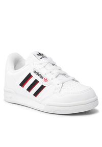 Adidas - adidas Sneakersy Continental 80 Stripes C S42611 Biały. Kolor: biały. Materiał: skóra