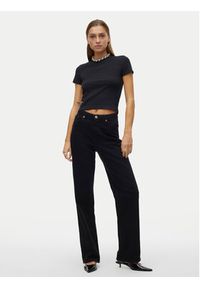 Vero Moda T-Shirt Chloe 10306894 Czarny Tight Fit. Kolor: czarny. Materiał: bawełna #2