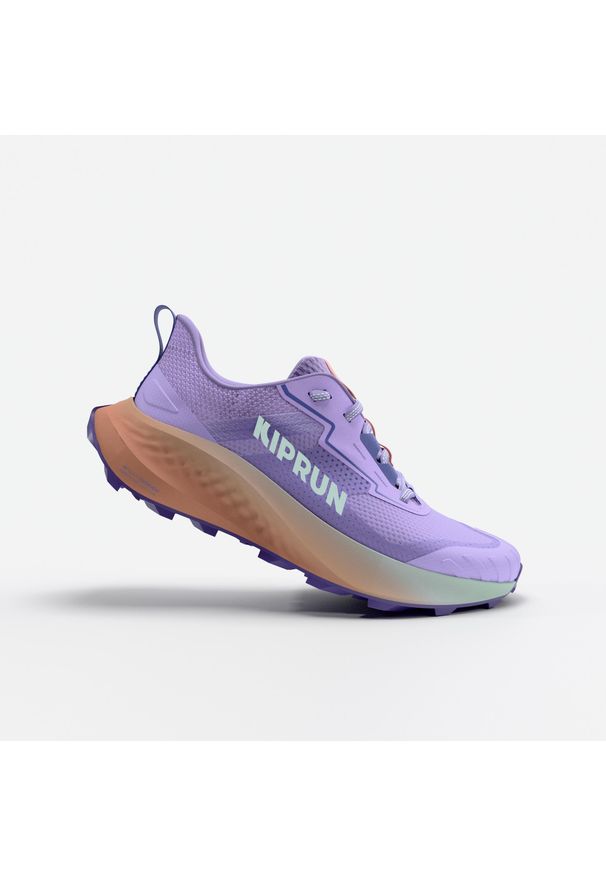 KIPRUN - Buty do biegania w terenie dla dzieci Kiprun K500 Grip. Kolor: zielony, pomarańczowy, fioletowy, wielokolorowy, niebieski. Sport: bieganie
