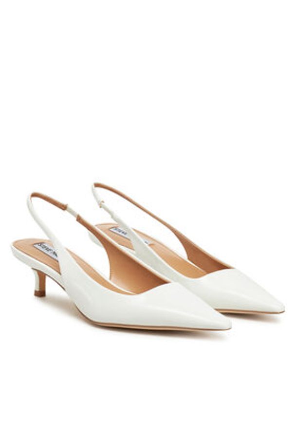 Steve Madden Sandały Kari SM11003377 Biały. Kolor: biały. Materiał: skóra
