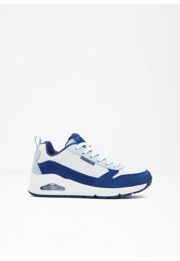 bonprix - Sneakersy Skechers z pianką memory. Kolor: biały